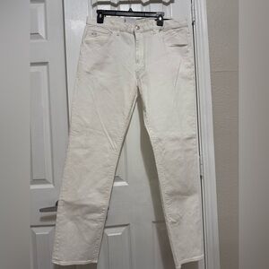 Armani Exchange Slim Cotton Jeans in White Color , (Size 30R).